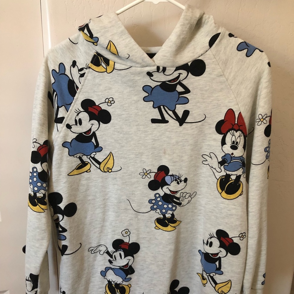 Disney Minnie Mouse Throughout The Years Tunic Hoodie